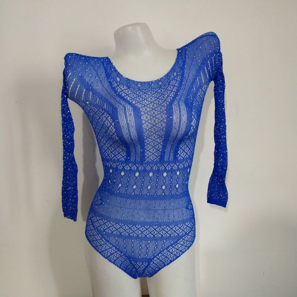 Jacquard sexy underwear hollow one-piece mesh sexy mesh