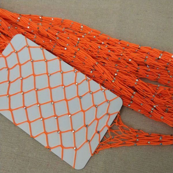 Sexy spandex big mesh hot drilling color stockings