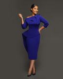 Casual Fashion Irregular Off Shoulder Evening Dress
