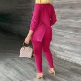 Sexy splicing split suit nightclub suit