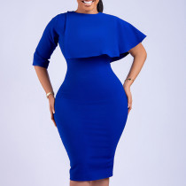 Ruffles High Waist Tunler Pencil Dress Dress Ruffles High Waist Tunler Pencil Dress Dress