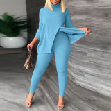 Sexy splicing split suit nightclub suit