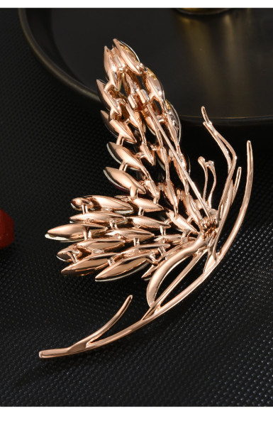 High grade French gradual change butterfly Austrian crystal elegant temperament butterfly brooch corsage accessories