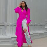 Deep V Side Slim Dress Nightclub Dress