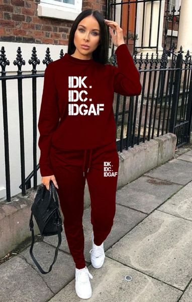 Printed casual sports suit
