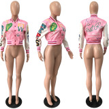 Full position printed double thread woolen bomber suit