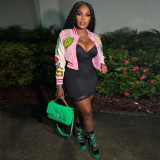 Full position printed double thread woolen bomber suit