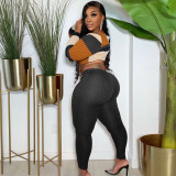 Two piece sexy strap with pit strip positioning printing