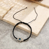 National style creative personality devil's eye palm hand woven bracelet