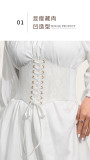 Fashion Wide Lace Waist Cover Women's Versatile Dress Top Decorative Belt Elastic Belt