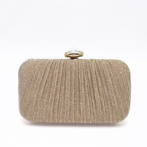 Dinner bag Dinner bag Women holding banquet bag One shoulder diagonal cross pleated bag