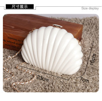Personalized dinner chain small bag Acrylic lady shell bag