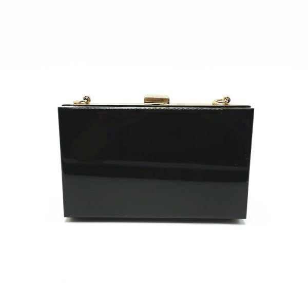 Acrylic transparent fashion dinner bag diagonal mini banquet handbag small square bag