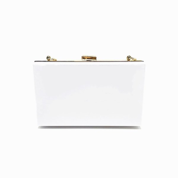 Acrylic transparent fashion dinner bag diagonal mini banquet handbag small square bag