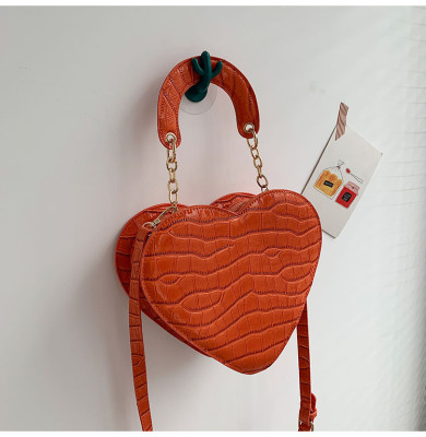 Love handbag women's bag chain stone pattern bag net red one shoulder diagonal women's bag