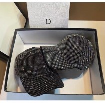 Full diamond diamond net red diamond cap hand inlaid diamond cap fashion sunshade baseball cap Full diamond diamond net red diamond cap hand inlaid diamond cap fashion sunshade baseball cap