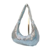 Dinner bag, diamond, hand bag, party bag, aluminum slice, armpit bag