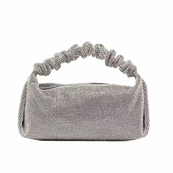 Diamond bag set with diamond portable shoulder bag female diamond bucket bag