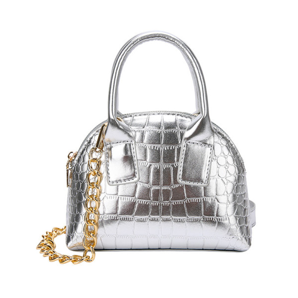 Shell bag bright finish leather chain autumn and winter creative cross body women's bag