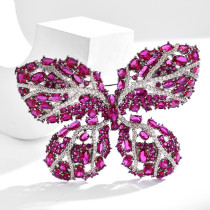 Heavy Industry Brilliant Grape Purple Butterfly brooch High grade high-grade brooch suit accessories Heavy Industry Brilliant Grape Purple Butterfly brooch High grade high-grade brooch suit accessories