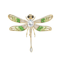 Elegant wings can shake dragonfly brooch, high-grade luxury, high-grade moving object, brooch pin accessories Elegant wings can shake dragonfly brooch, high-grade luxury, high-grade moving object, brooch pin accessories