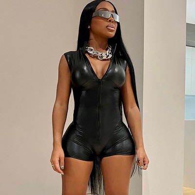V Neck Slim Fit Hip Lifting Street Sexy Jumpsuit for Foreign Trade