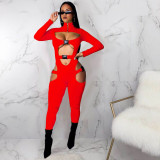 Hollow out sexy jumpsuit