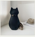 Cute cat bag messenger bag wide shoulder strap chest bag