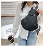Cute cat bag, cross-body bag, net-red fashion chest bag, personalized shoulder bag for women