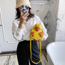 Cartoon duck women's bag women's satchel fashionable color contrast single shoulder messenger bag Cartoon duck women's bag women's satchel fashionable color contrast single shoulder messenger bag