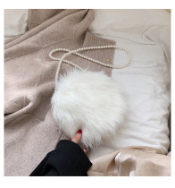 Hand-held shoulder messenger bag pearl fashion small cross bag Hand-held shoulder messenger bag pearl fashion small cross bag