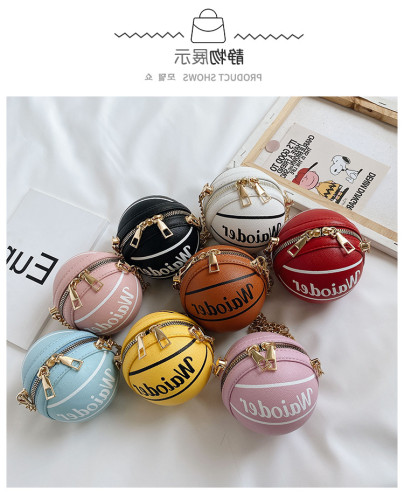 Girls' shoulder bag diagonal bag basketball bag