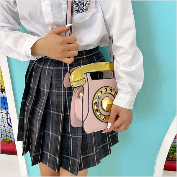 Funny phone bag Women's personalized messenger bag Net red shoulder bag handbag