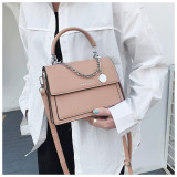 Small fresh handbag fashionable western-style flip bag simple casual texture messenger bag
