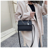 Small fresh handbag fashionable western-style flip bag simple casual texture messenger bag
