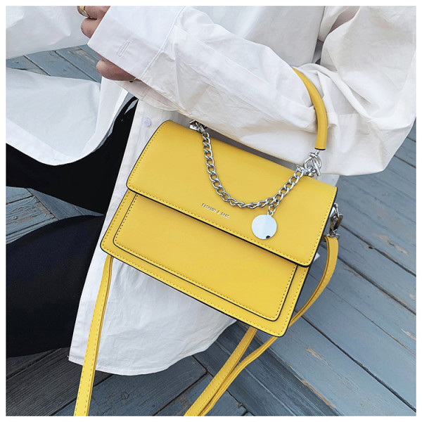 Small fresh handbag fashionable western-style flip bag simple casual texture messenger bag