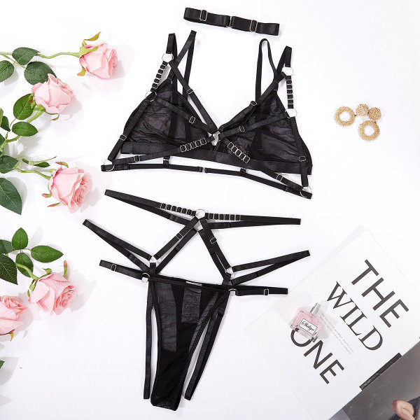 Locomotive heavy craft sexy metal chain underwear nightclub hot girls fun suit