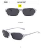 Millennium Spicy Girls Y2K Sunglasses Retro simple ins glasses Men's and women's concave shape Cool black sunglasses