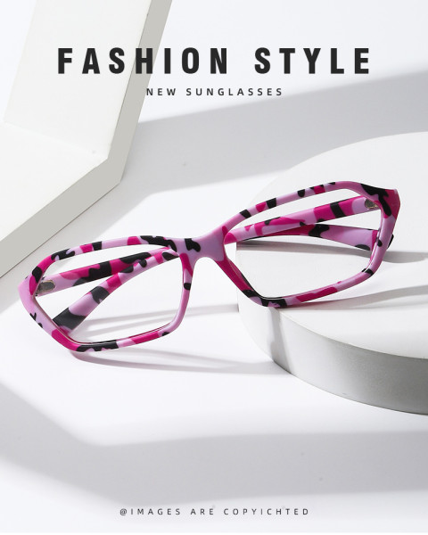 Millennium Spicy Girls Y2K Sunglasses Retro simple ins glasses Men's and women's concave shape Cool black sunglasses