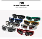 Fashion futuristic sports sunglasses goggles fashion sunglasses men and women fashion party glasses