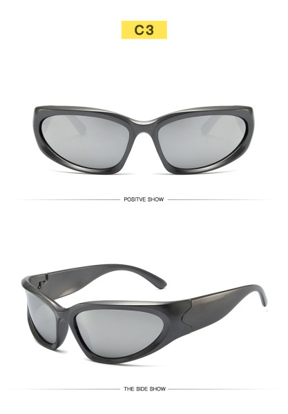 Fashion futuristic sports sunglasses goggles fashion sunglasses men and women fashion party glasses