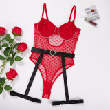 Love lace sexy bodysuit