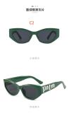 Letter sunglasses fashion colorful hip-hop punk sunglasses retro small frame glasses