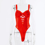 Night club perspective gauze hot girl sexy sexy sexy female bodysuit