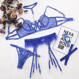 Lace chain hanging grid perspective fun suit