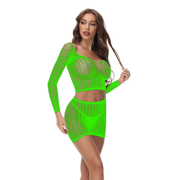 Funny stockings, net clothes, one-piece buttock skirt, sexy underwear