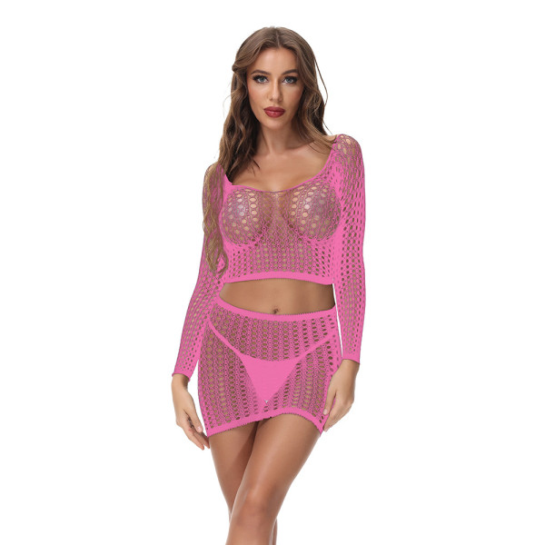 Funny stockings, net clothes, one-piece buttock skirt, sexy underwear