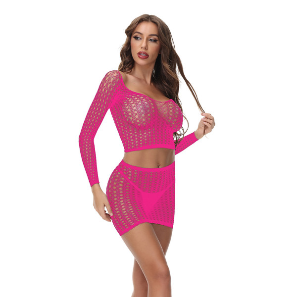 Funny stockings, net clothes, one-piece buttock skirt, sexy underwear
