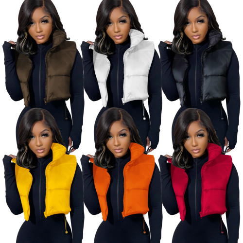 Women's cotton dress vest warm winter coat
