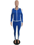 Cardigan sports casual suit
